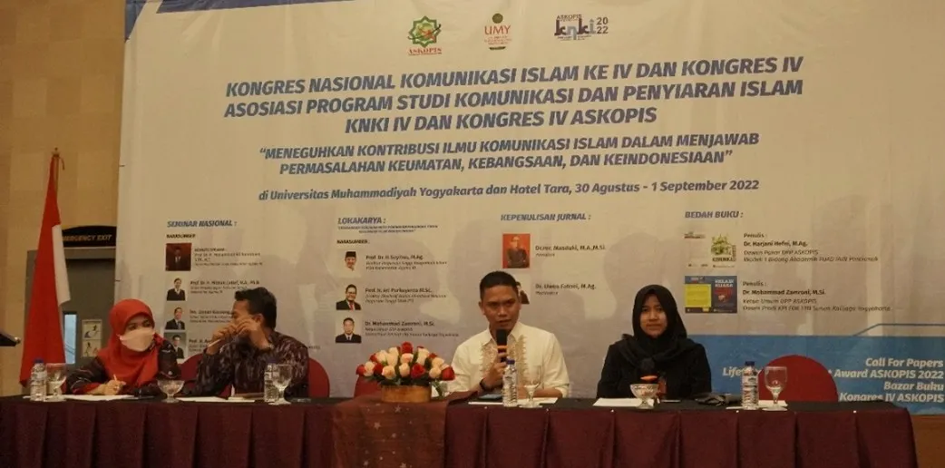 Perkuat Keilmuan Komunikasi, Kajur dan Sekjur KPI IAIN Sultan Amai Gorontalo Hadiri Kongres Nasional ASKOPIS IV di Yogyakarta